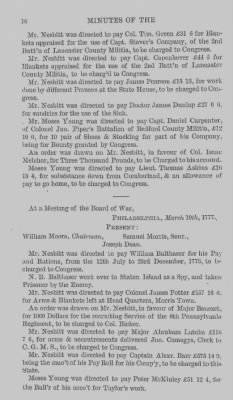 Volume I > Minutes of the Board of War, From March 14, 1777, To August 7, 1777