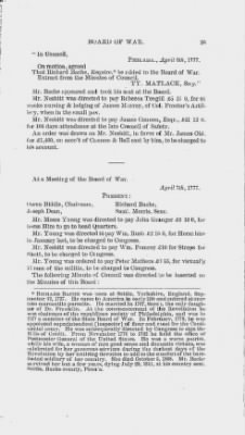 Volume I > Minutes of the Board of War, From March 14, 1777, To August 7, 1777