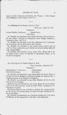 Volume I > Minutes of the Board of War, From March 14, 1777, To August 7, 1777