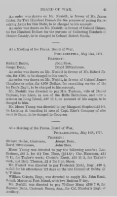 Volume I > Minutes of the Board of War, From March 14, 1777, To August 7, 1777