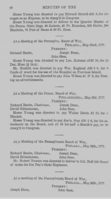 Volume I > Minutes of the Board of War, From March 14, 1777, To August 7, 1777