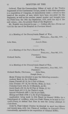 Volume I > Minutes of the Board of War, From March 14, 1777, To August 7, 1777