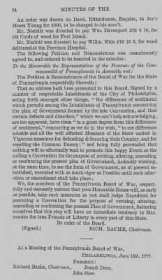 Volume I > Minutes of the Board of War, From March 14, 1777, To August 7, 1777