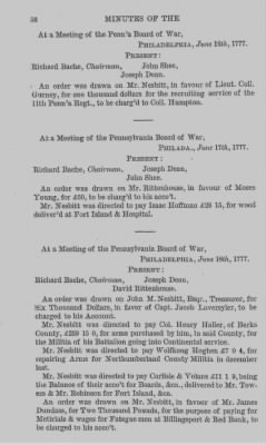 Volume I > Minutes of the Board of War, From March 14, 1777, To August 7, 1777