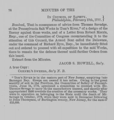 Volume I > Minutes of the Navy Board, From Feb. 18177, to Sept. 24, 1777