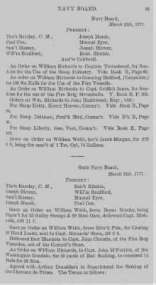 Volume I > Minutes of the Navy Board, From Feb. 18177, to Sept. 24, 1777