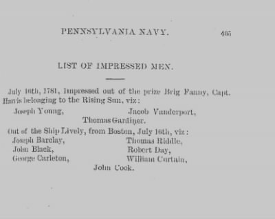 Thumbnail for Volume I > Papers Relating to the Pennsylvania Navy. 1775-1781.