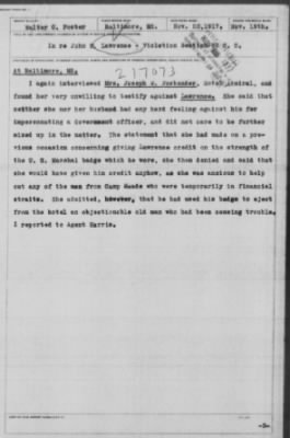 Old German Files, 1909-21 > John H. Lawrence (#217073)