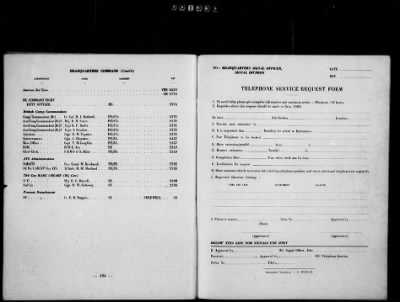 Thumbnail for 1 - Subject File > 104a - Directories, Telephone - SHAEF