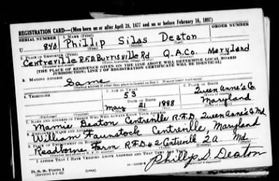 Thumbnail for Phillip Silas > Deaton, Phillip Silas (1888)