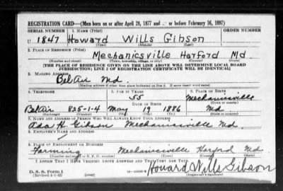 Howard Wills > Gibson, Howard Wills (1886)