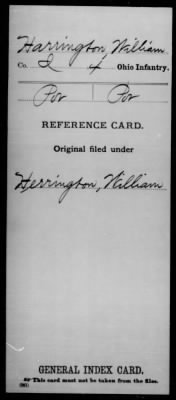 Thumbnail for William > Harrington, William (Pvt)