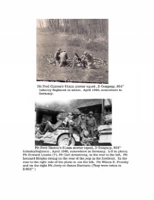 Thumbnail for Pictorial History of the 63rd Infantry Division > Section II-E, 63rd Infantry Division in Combat