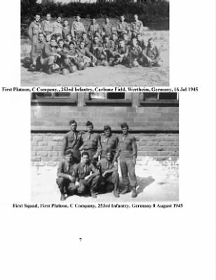 Thumbnail for Pictorial History of the 63rd Infantry Division > Section III, 63rd Infantry Division on Occupation Duty