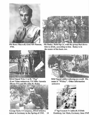 Thumbnail for Pictorial History of the 63rd Infantry Division > Section III, 63rd Infantry Division on Occupation Duty