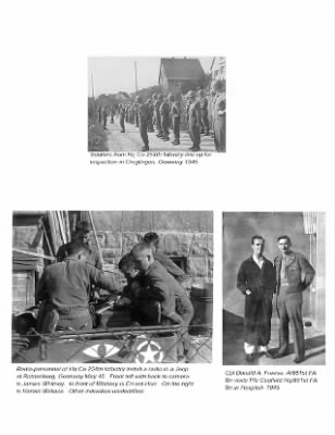 Pictorial History of the 63rd Infantry Division > Section III-A, 63rd Infantry Division on Occupation Duty