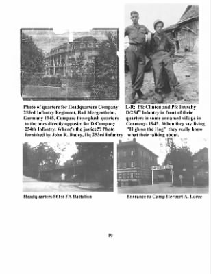 Thumbnail for Pictorial History of the 63rd Infantry Division > Section III, 63rd Infantry Division on Occupation Duty