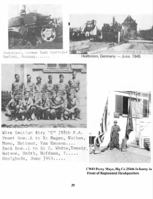 Pictorial History of the 63rd Infantry Division > Section III, 63rd Infantry Division on Occupation Duty