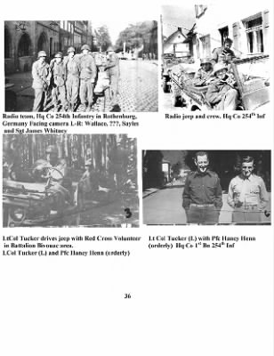 Pictorial History of the 63rd Infantry Division > Section III, 63rd Infantry Division on Occupation Duty