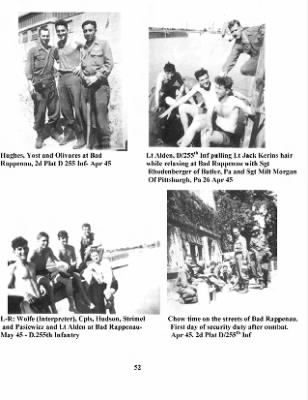 Pictorial History of the 63rd Infantry Division > Section III, 63rd Infantry Division on Occupation Duty