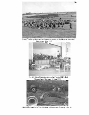 Pictorial History of the 63rd Infantry Division > Section III-A, 63rd Infantry Division on Occupation Duty