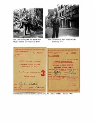 Pictorial History of the 63rd Infantry Division > Section III-A, 63rd Infantry Division on Occupation Duty