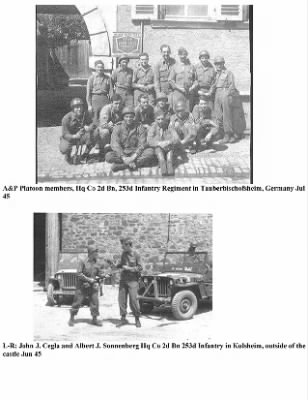 Pictorial History of the 63rd Infantry Division > Section III, 63rd Infantry Division on Occupation Duty