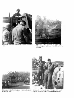 Pictorial History of the 63rd Infantry Division > Section III-A, 63rd Infantry Division on Occupation Duty