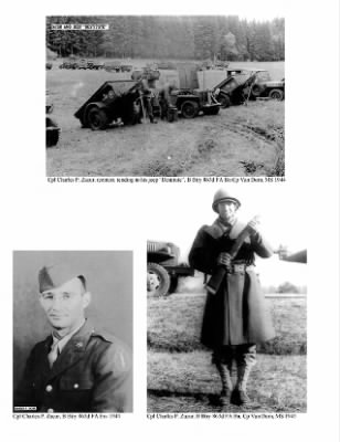 Thumbnail for History of the 63rd Infantry Division Artillery > 63rd Infantry Division Artillery Miscellaneous Photos