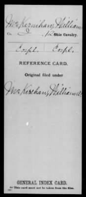 Thumbnail for William > McKernihan, William (Corpl)