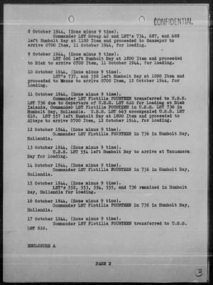 COM LST FLOT 14 > War Diary, 10/1-31/44