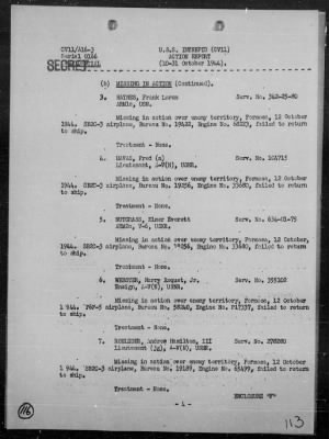 Thumbnail for USS INTREPID > Rep of Air Ops Against the Ryukyu Is Formosa, & Philippines, 10/10-31/44, Including Action Against Jap Fleet, 10/24-26/44