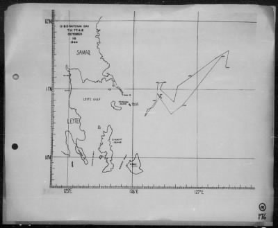 Thumbnail for USS NATOMA BAY > Rep of Air Support Ops for the Capture of Leyte Is, Philippines, 10/18-20/44, Including Act with Jap Fleet, 10/25-26/44