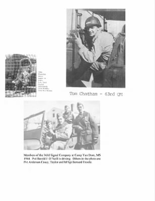 History of the 63rd Infantry Division Special Troops > 63rd Infantry Division Special Troops Miscellaneous Photos