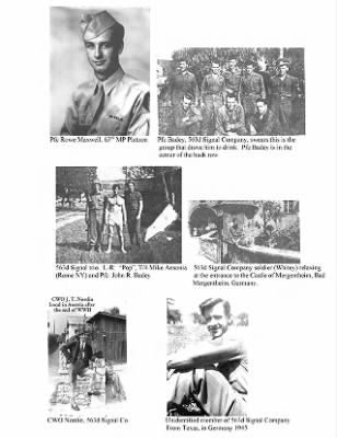 Thumbnail for History of the 63rd Infantry Division Special Troops > 63rd Infantry Division Special Troops Occupation Photos