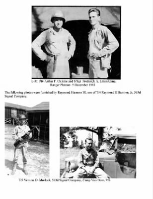 Thumbnail for History of the 63rd Infantry Division Special Troops > 63rd Infantry Division Special Troops Miscellaneous Photos