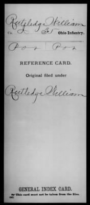 Thumbnail for William > Ruteledge, William (Pvt)