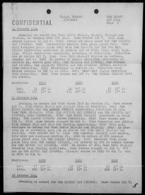 Thumbnail for USS WESSON > War Diary, 10/1-31/44