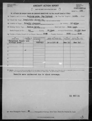 Thumbnail for VMB-413 > ACA Form Rep #128 - Rep of Heckling Mission to Kavieng Area, New Ireland, 11/3/44