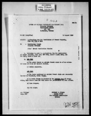 Cultural Property Claim Applications > F166A Paris France Decl. No. 9694