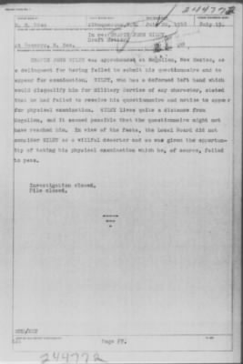 Old German Files, 1909-21 > Chapin John Wiley (#244772)