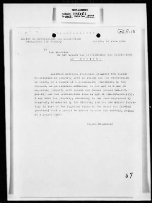 Thumbnail for Cultural Property Claim Applications > Ger13 Arndt, Dr. Adolf