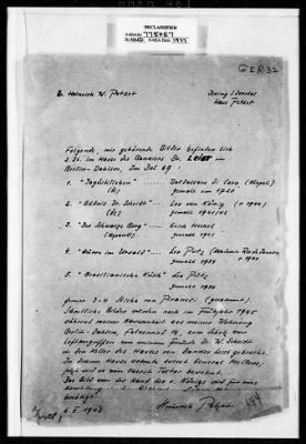 Thumbnail for Cultural Property Claim Applications > GER32 Dr. H. Petzert