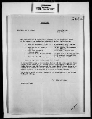 Thumbnail for Cultural Property Claim Applications > GER32 Dr. H. Petzert