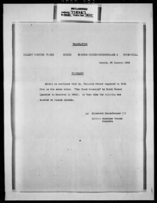 Thumbnail for Cultural Property Claim Applications > GER32 Dr. H. Petzert