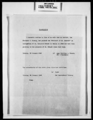 Thumbnail for Cultural Property Claim Applications > GER32 Dr. H. Petzert