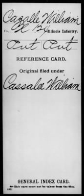 William > Cazalle, William (Pvt)