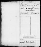 US, Civil War Service Records (CMSR) - Confederate - Georgia, 1861-1865 record example