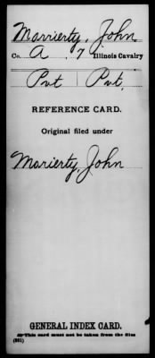 John > Morrierty, John (Pvt)