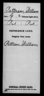 Thumbnail for William > Patterson, William (Pvt)